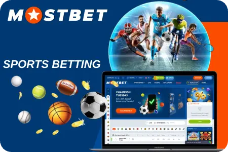 Mostbet sports betting section displaying available sports, live events, and betting odds