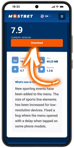 Update the latest version of the Mostbet application, ensuring all improvements and fixes are applied while keeping your data intact